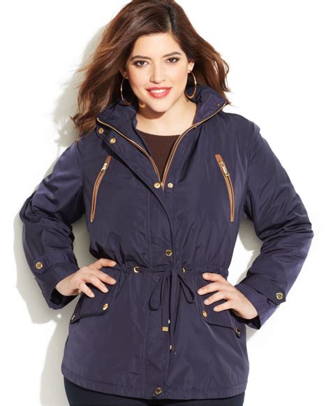 michael kors women's blue coat|Michael Kors women's coats sale.